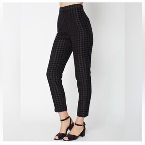 American Apparel Houndstooth Ankle Pants